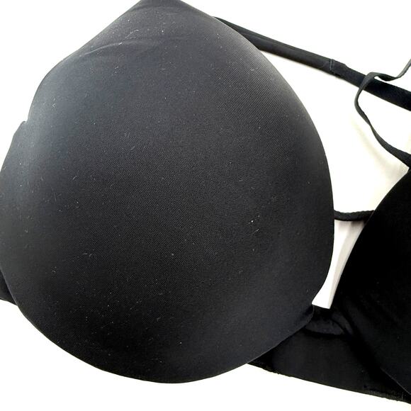 Skims Black Onyx Customfit 2 in 1 Push-Up Bra NWOT Size 34D - Picture 2 of 5